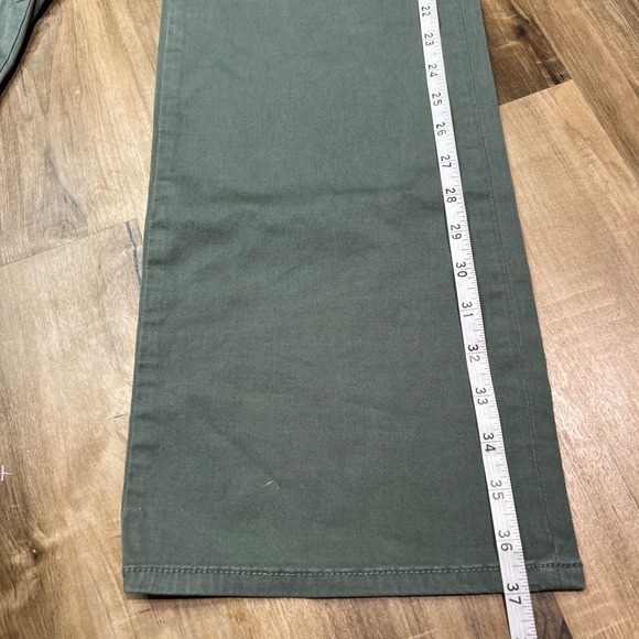 Hudson Jeans Women's Rosalie Cargo Pants Olive Green Size 24 Wide Leg Utility Po - Picture 5 of 9